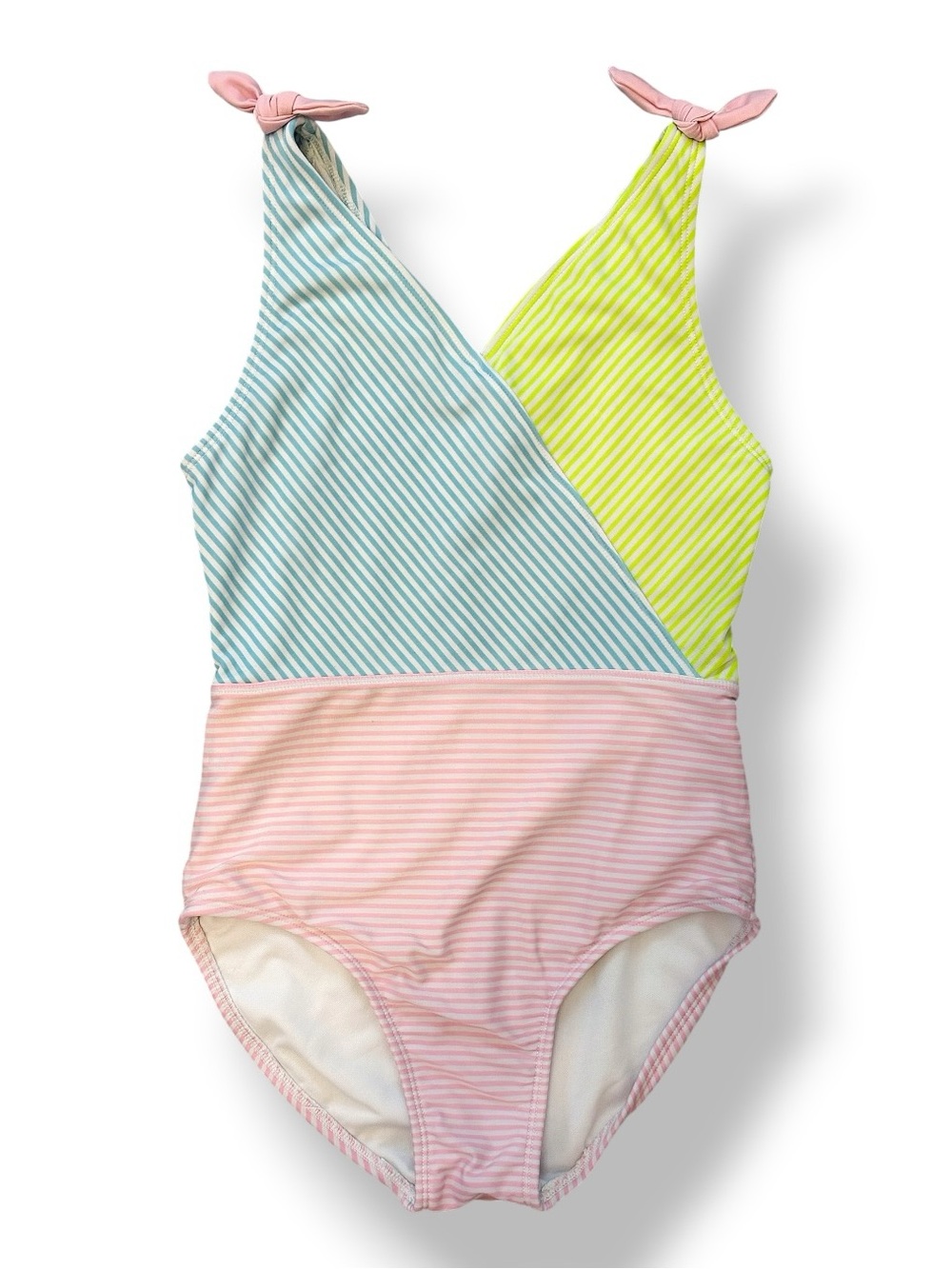 Cat & Jack | Colorblock V-Neck One Piece Swimsuit (10-12)